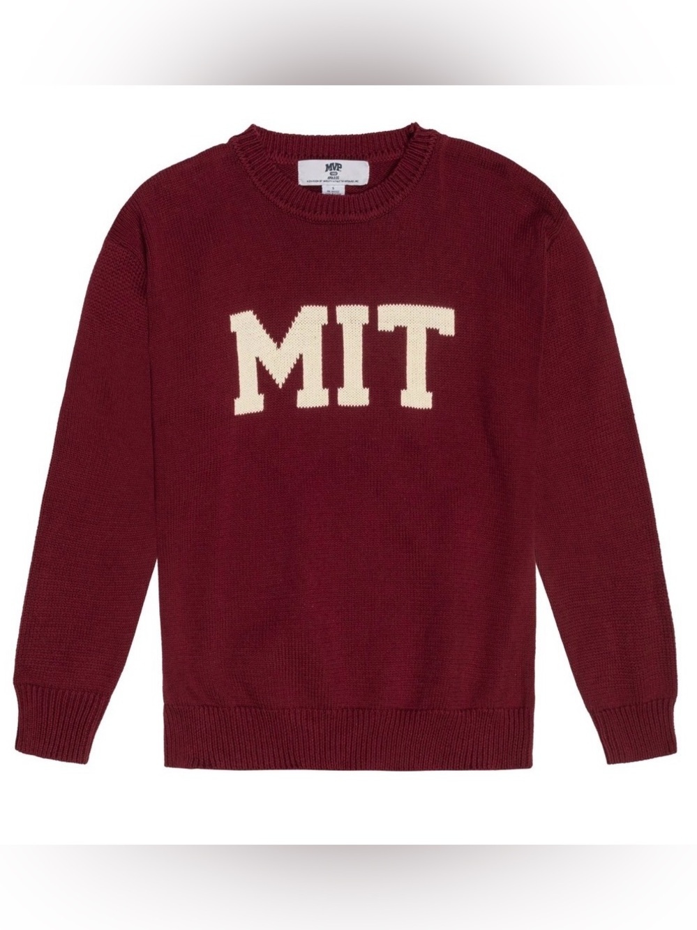 MIT Maroon Crewneck Sweater